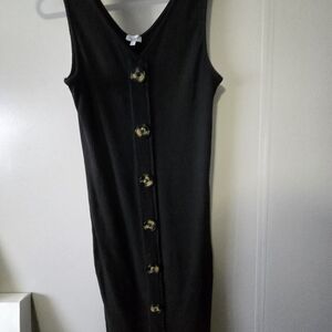 Kismet Black Sleeveless Maxi Dress